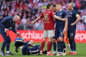 Bayern Munich 2-3 Bochum | Gnabry đá hỏng quả phạt đền, Palhinha nhận thẻ đỏ trực tiếp